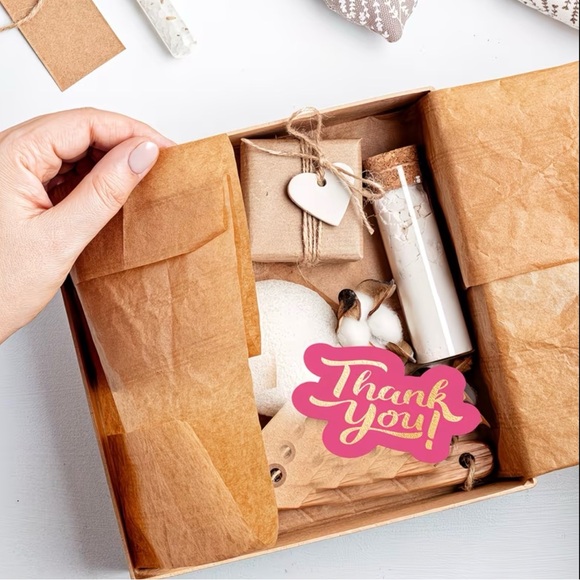 50 Thank You Cards & 500 Thank You Stickers - Picture 7 of 7